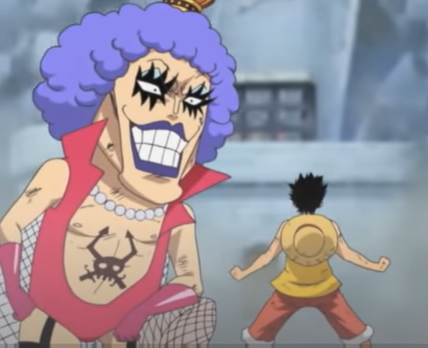 Ivankov with Luffy